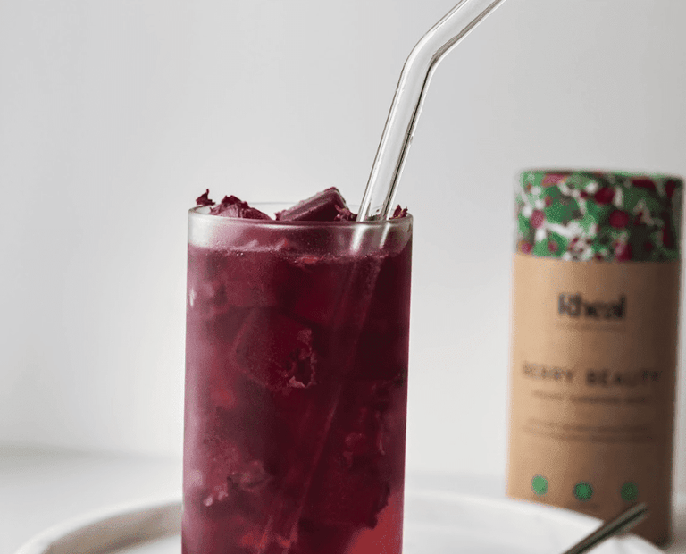 Berry Beauty Soda Ice Cubes