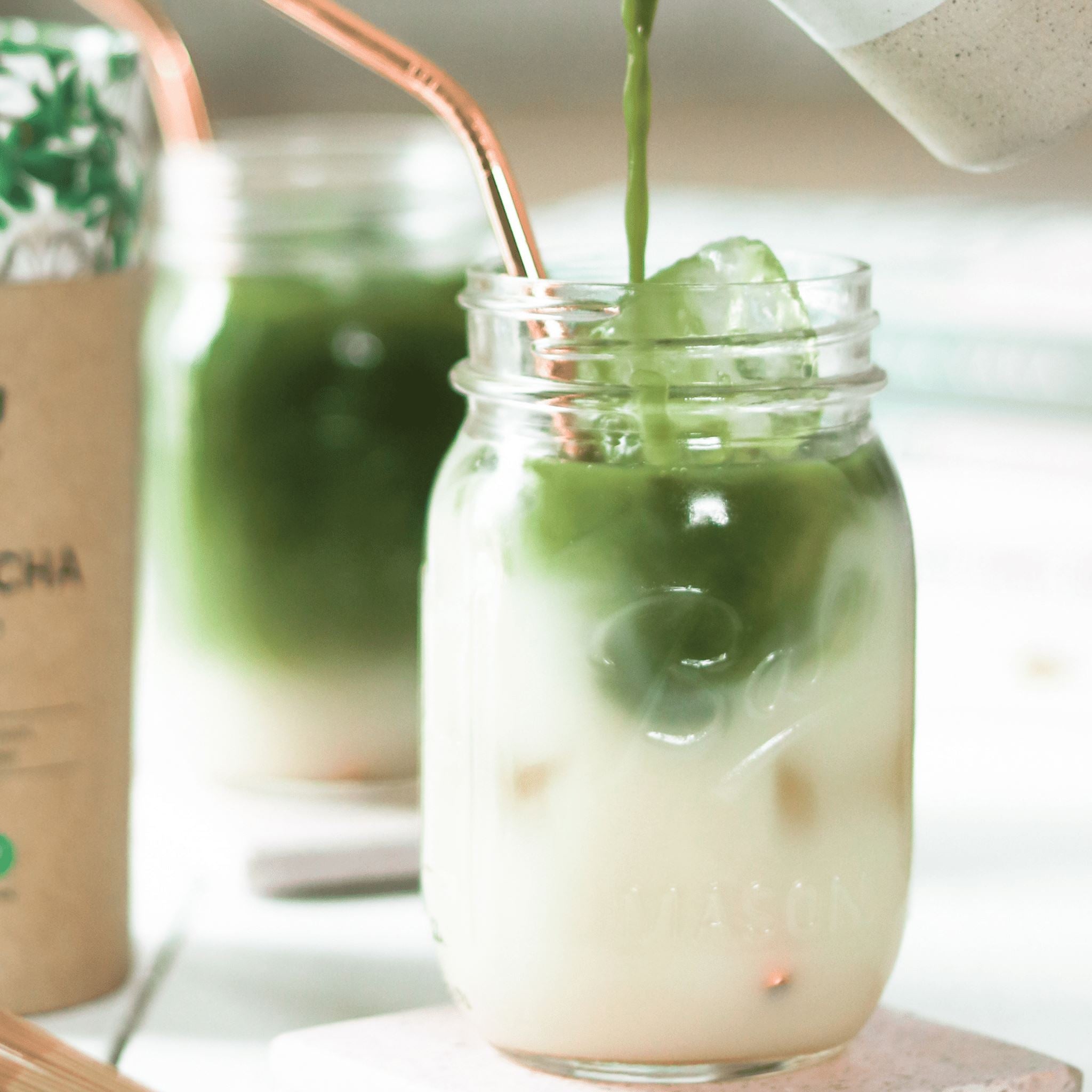 Easy Iced Matcha Latte - Kalejunkie