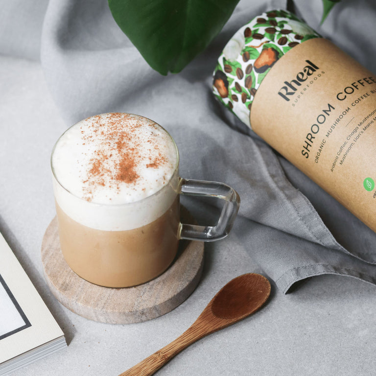 Vanilla Mushroom Coffee Latte