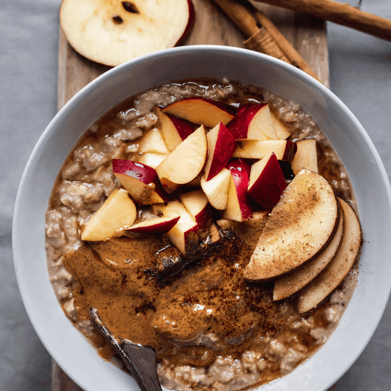 Apple & Cinnamon Spiced Protein Porridge