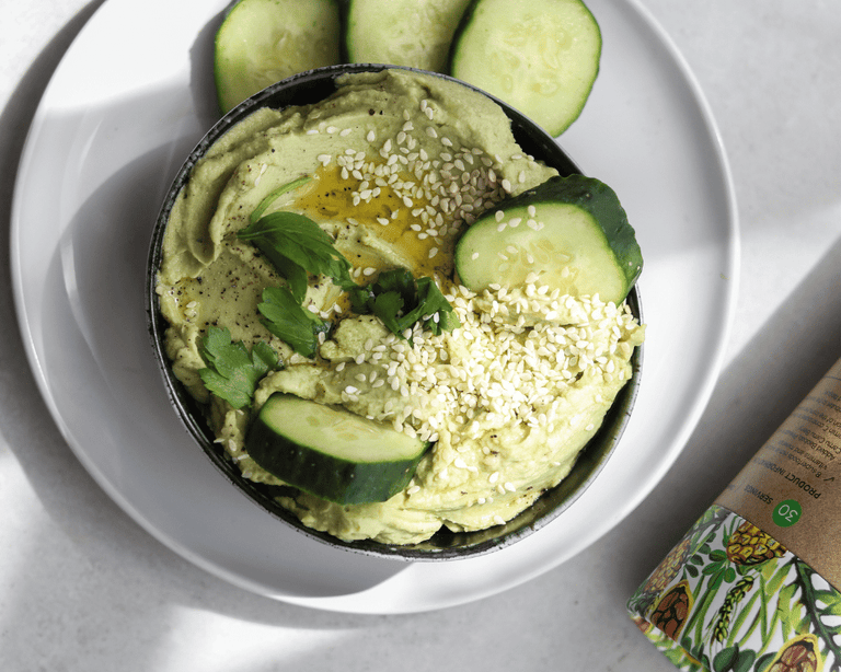 Avocado Clean Greens Hummus Recipe