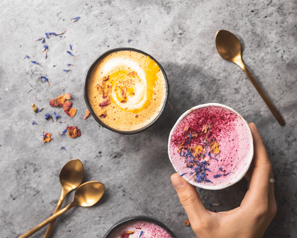 Balance Tonic Nourishing Pink & Yellow Latte Recipes – Rheal