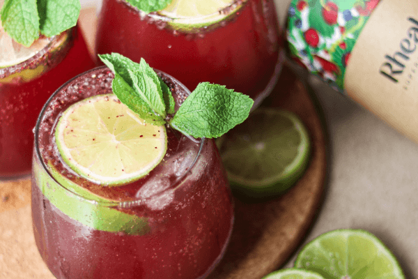 Berry Beauty Lime & Mint Tonic