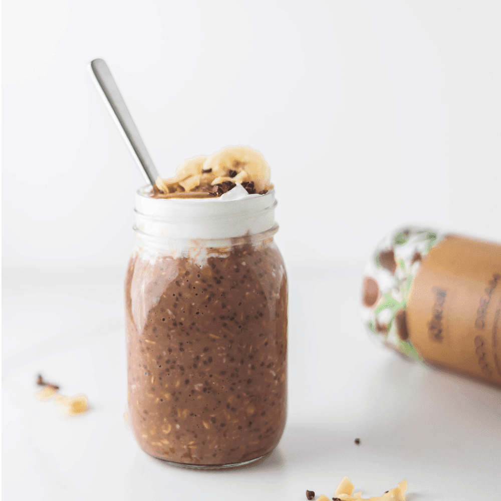 Chocolate & Nut Butter Overnight Oats Recipe