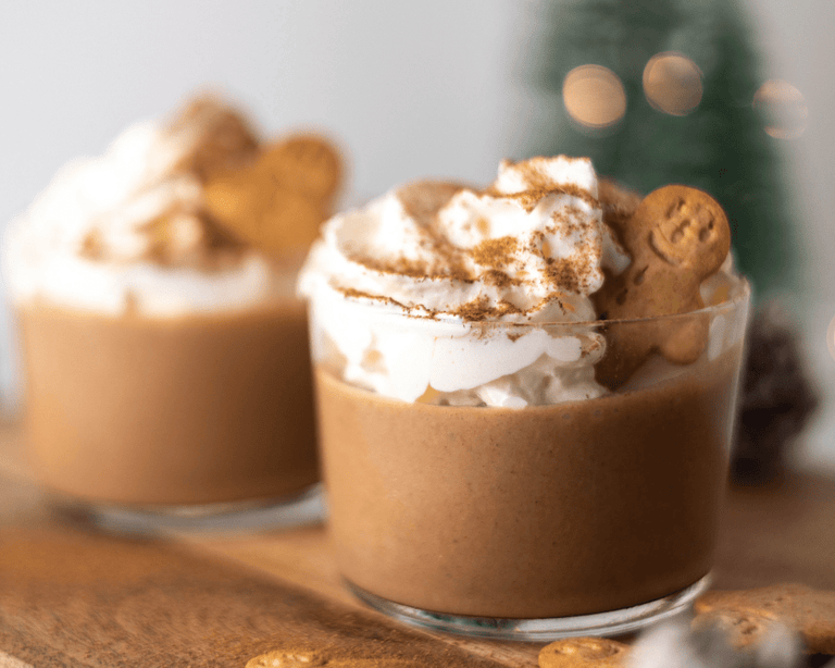 Gingerbread Spice Healthy Dessert Bowl Recipe