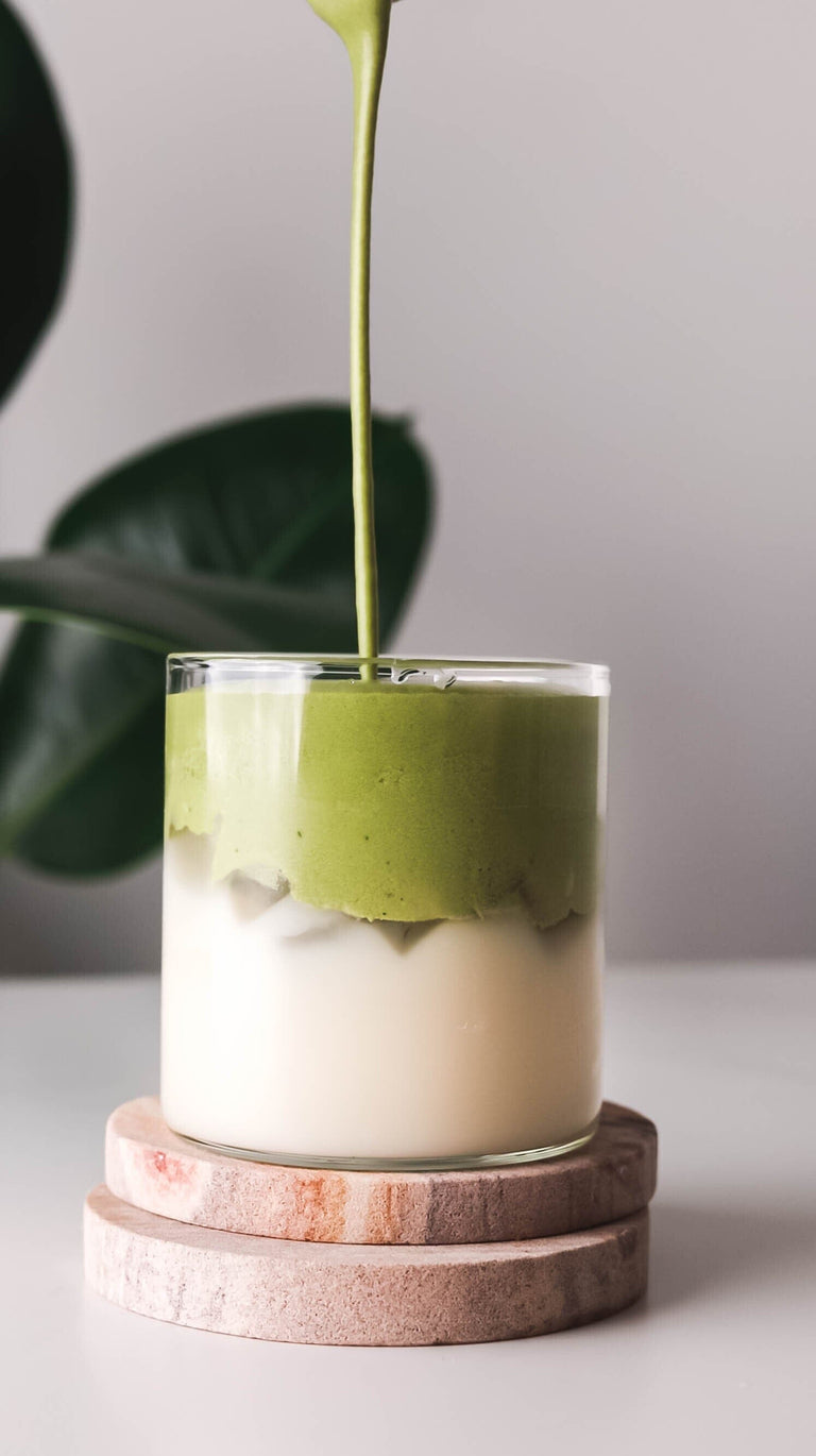 Iced Coconut Matcha Latte