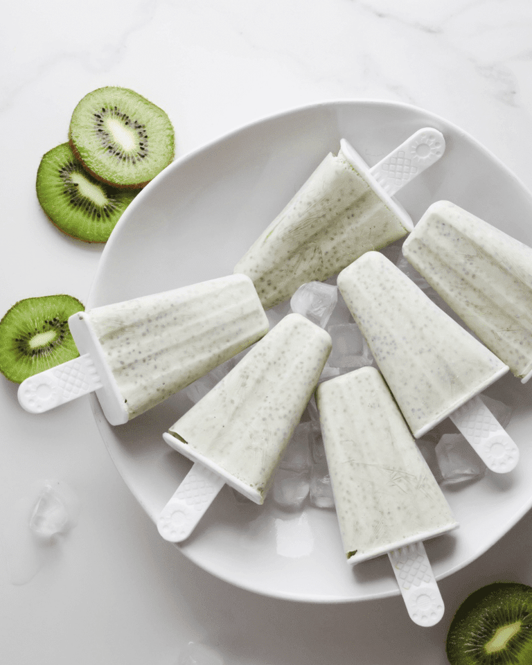 Kiwi Coconut Lime Lollies