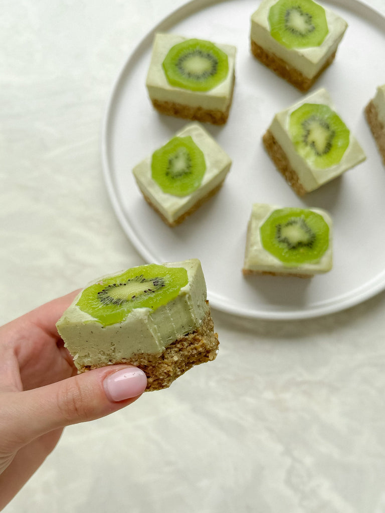 Kiwi Lime Pie Slices