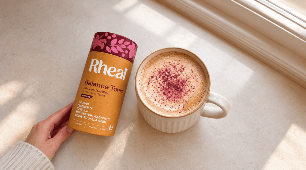 Maple Balance Tonic Latte Recipe with Balance Tonic Menopause