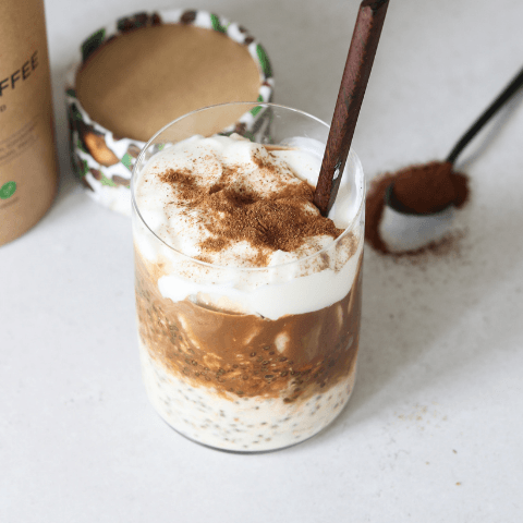 Tiramisu Overnight Oats Recipe with Shroom Coffee – Rheal