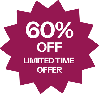 60% off, limited time offer