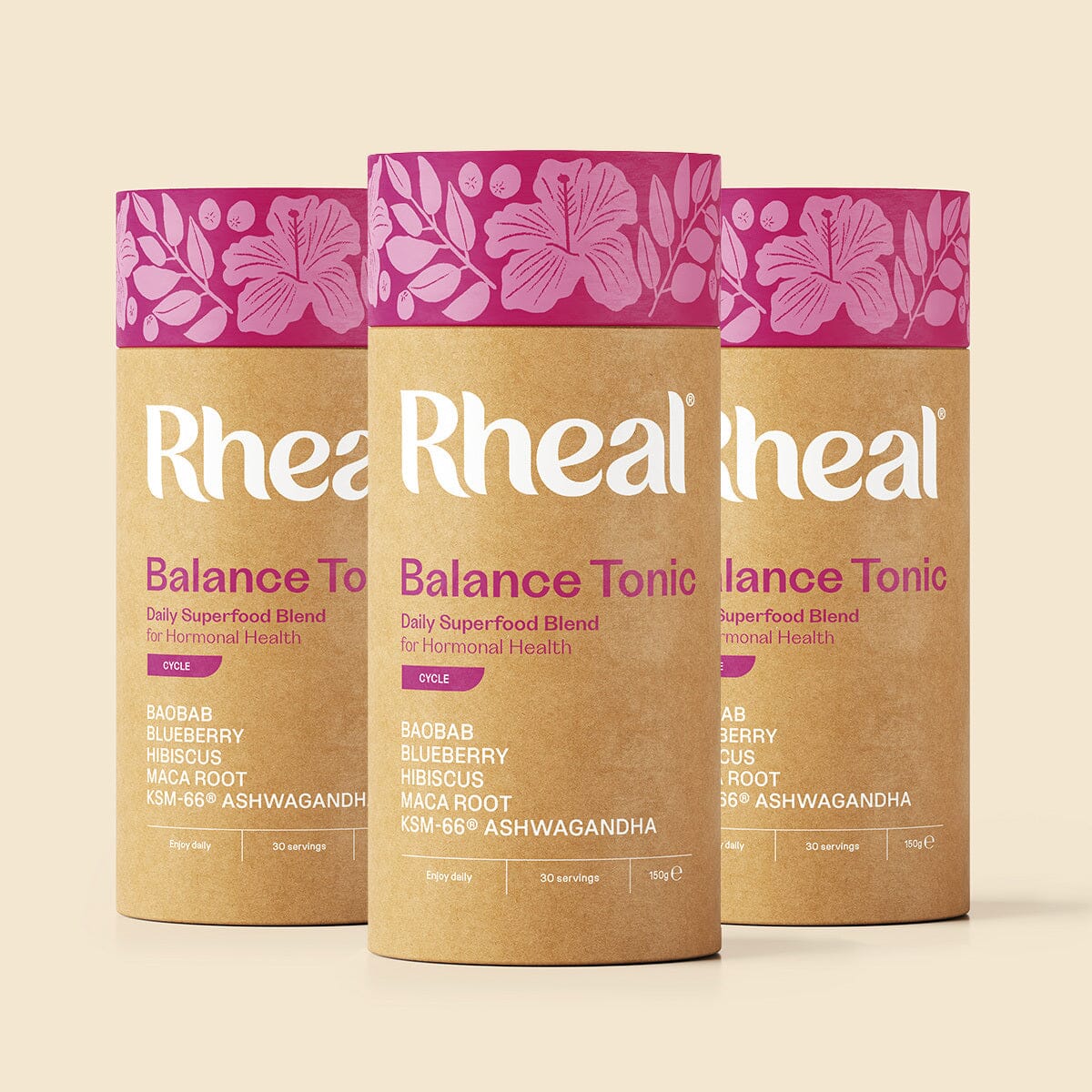 Balance Tonic (Cycle) - 3 Month Supply Product Rheal Superfoods 