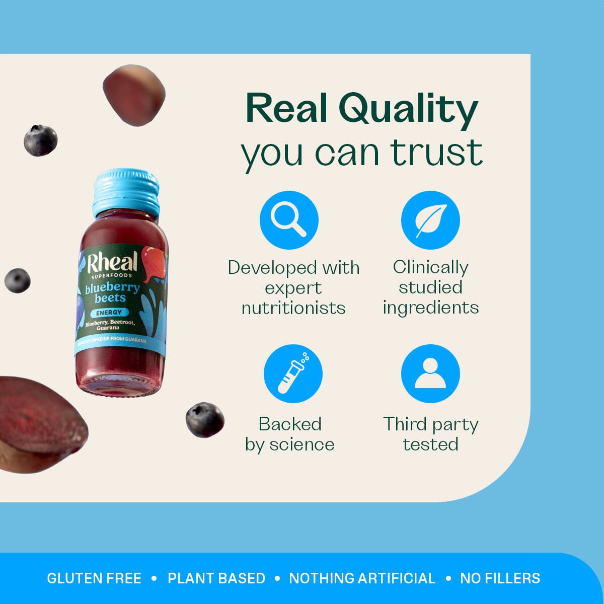 Blueberry Beets Wellness Shots Rheal Superfoods 