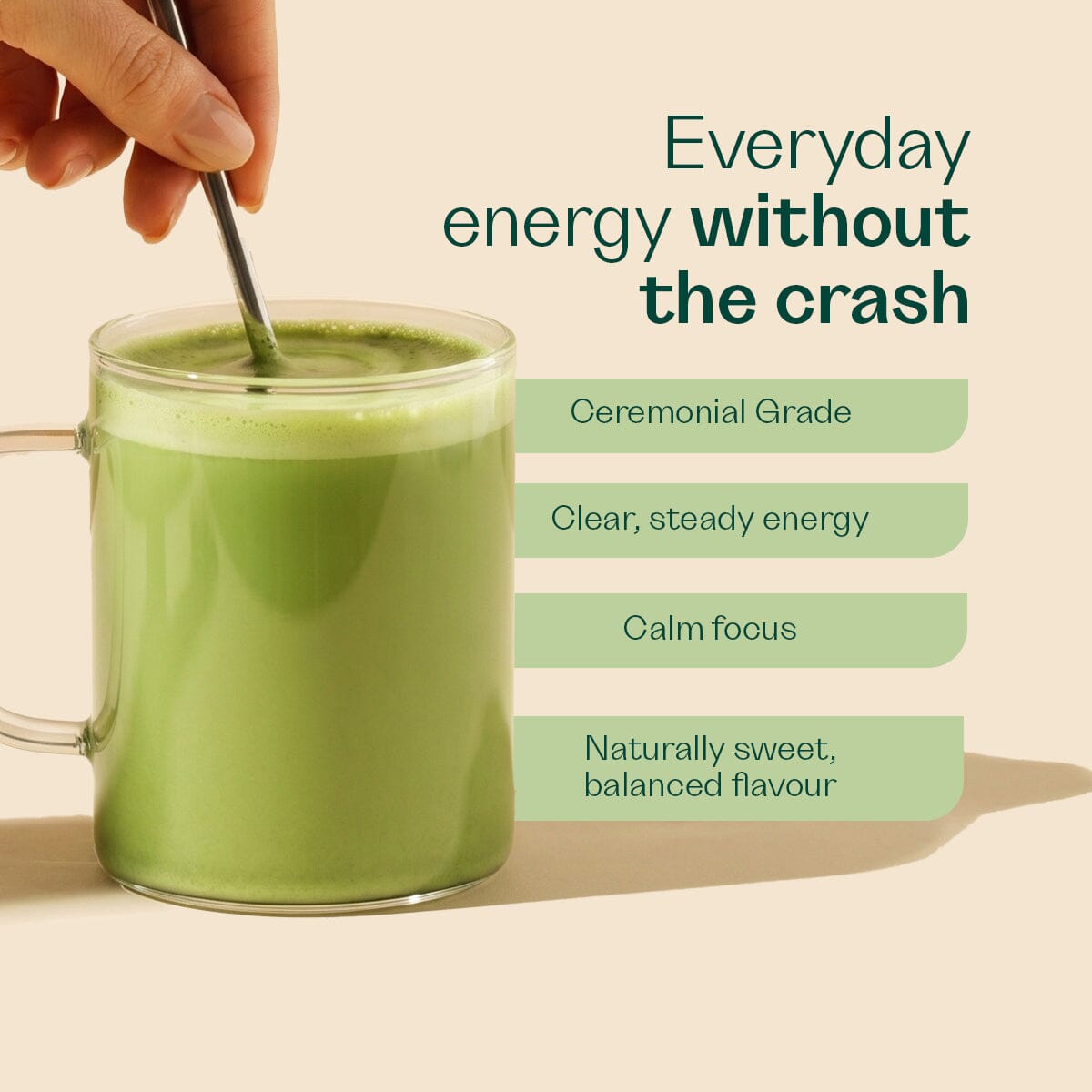 Ceremonial Matcha Hot Drink Pouch Rheal 