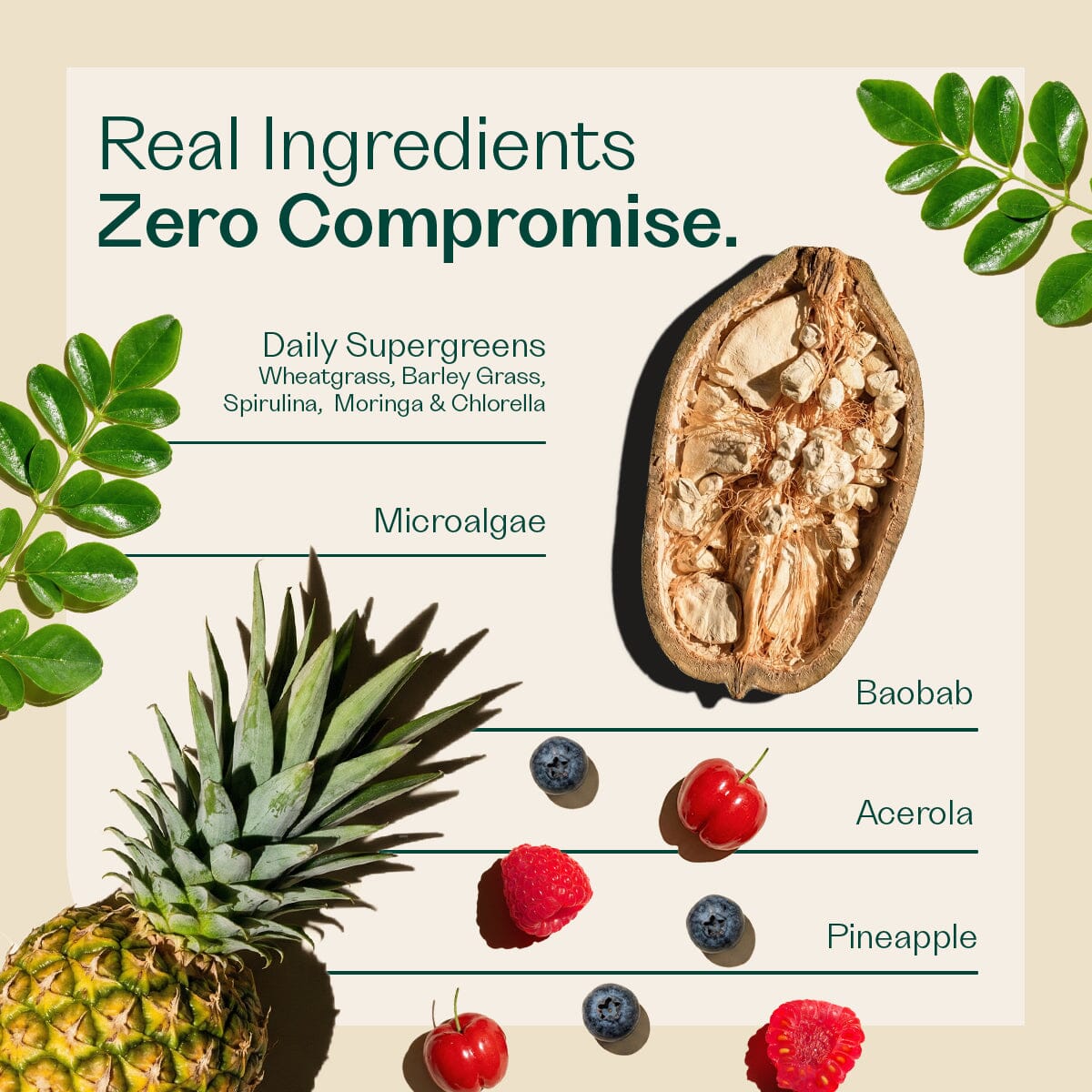Clean Greens - Berry Product Rheal 