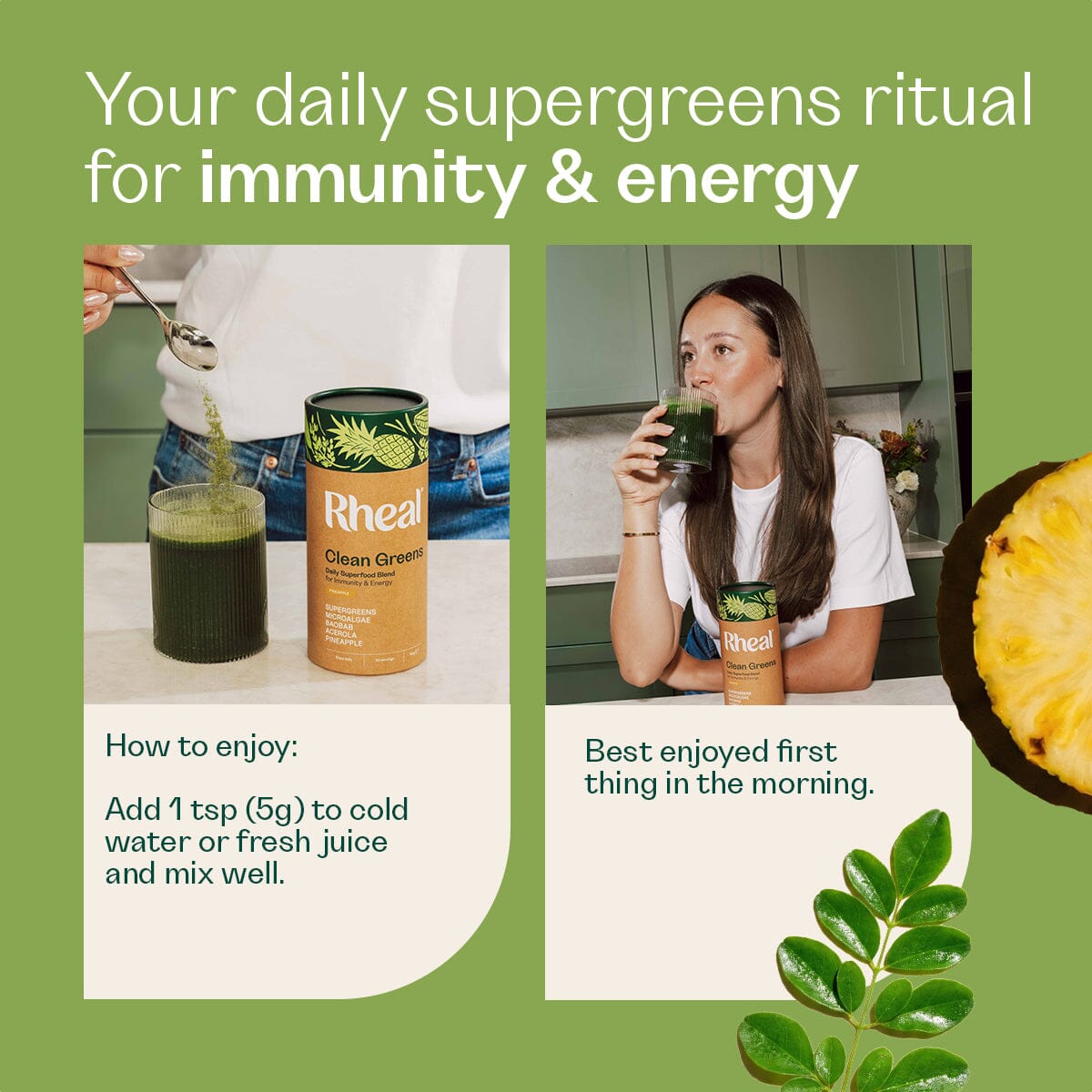Clean Greens - Pineapple Product Rheal 