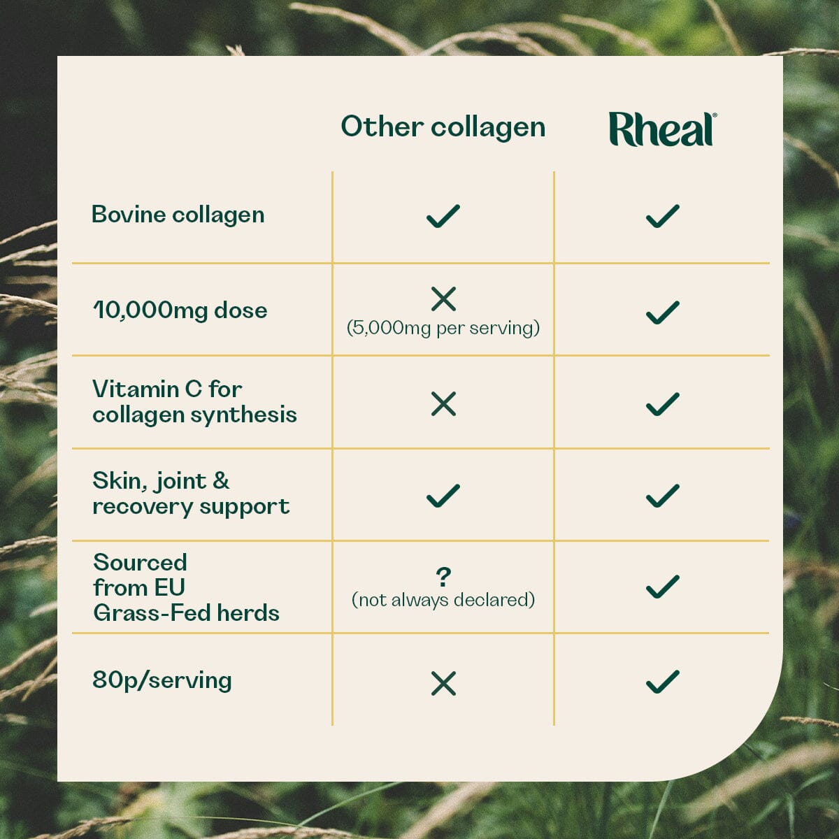 Collagen Peptides Collagen (New) Rheal 
