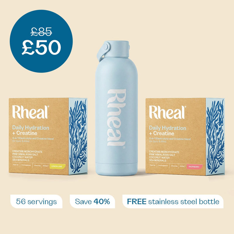Daily Hydration + Creatine Bundle Rheal Hydration Sachets Rheal Superfoods 