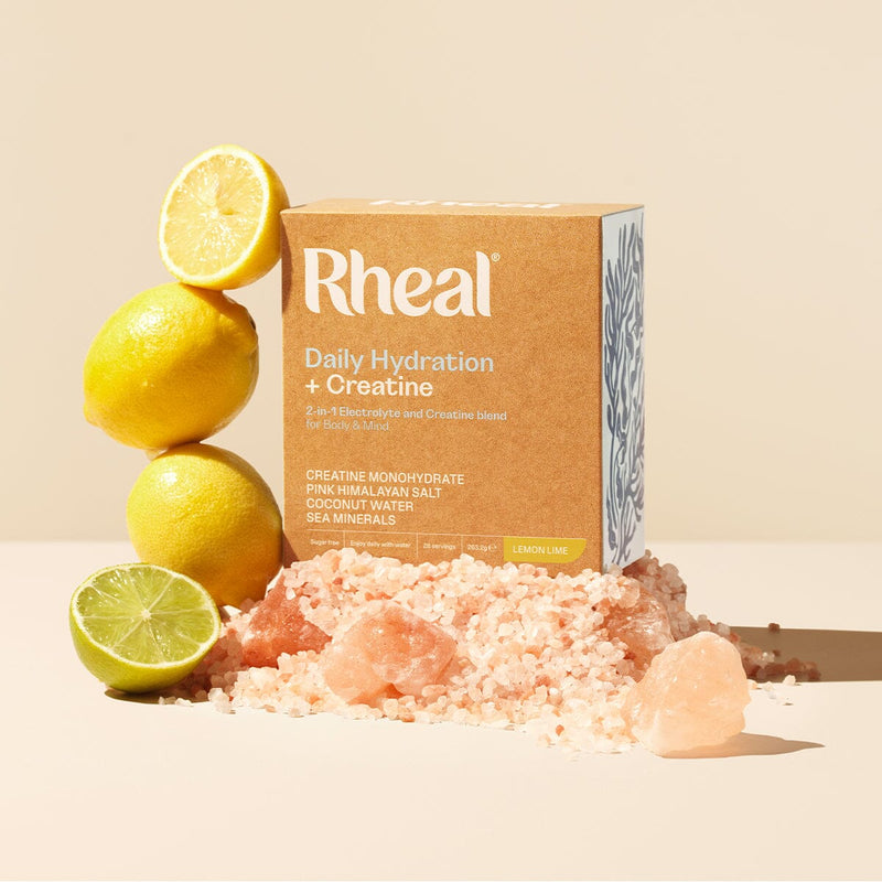 Daily Hydration + Creatine - Lemon Lime Rheal Hydration Sachets Rheal Superfoods 