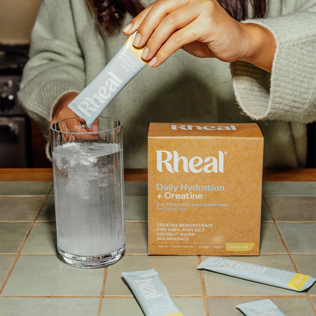 Daily Hydration - Lemon Lime + Creatine Rheal Hydration Sachets Rheal Superfoods 