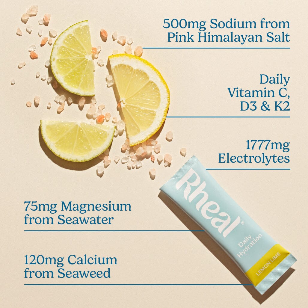 Daily Hydration - Lemon Lime Rheal Hydration Sachets Rheal Superfoods 