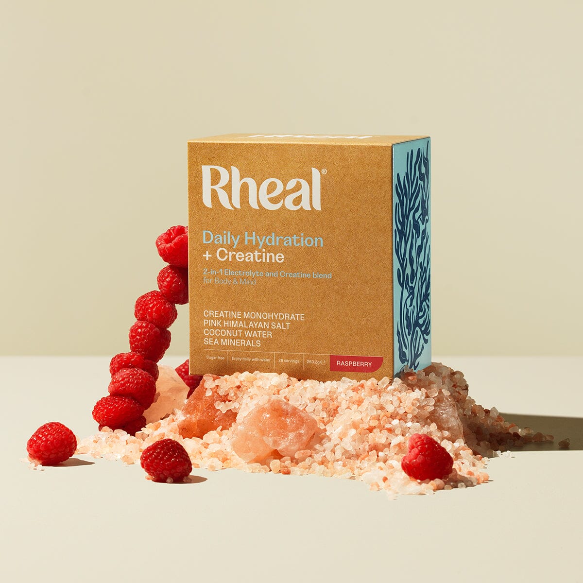 Daily Hydration - Raspberry + Creatine Rheal Hydration Sachets Rheal Superfoods 