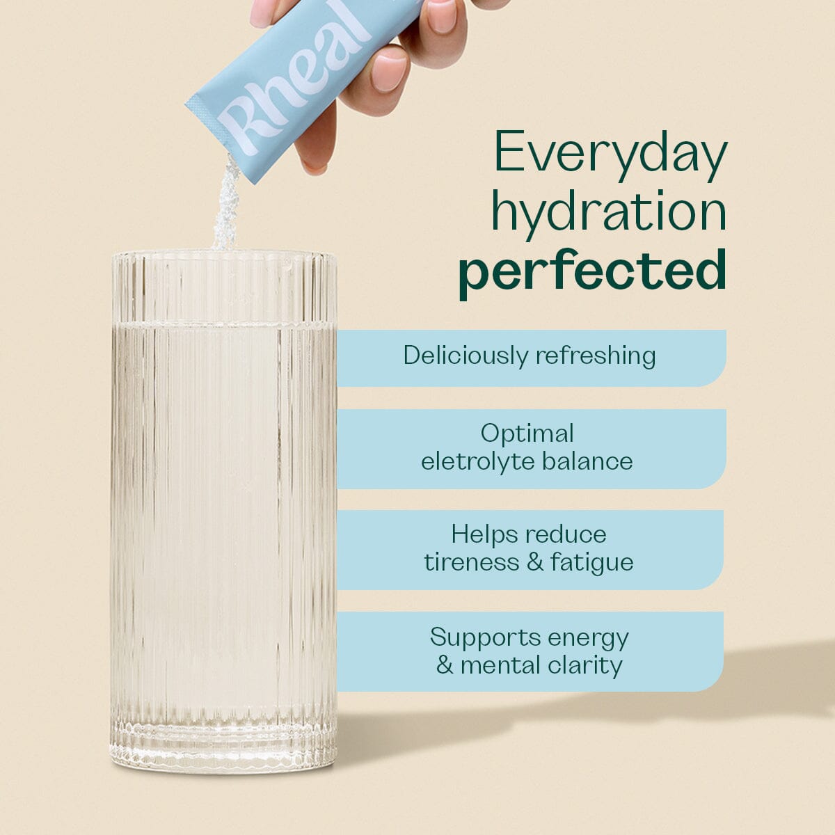 Daily Hydration - Raspberry Rheal Hydration Sachets Rheal Superfoods 