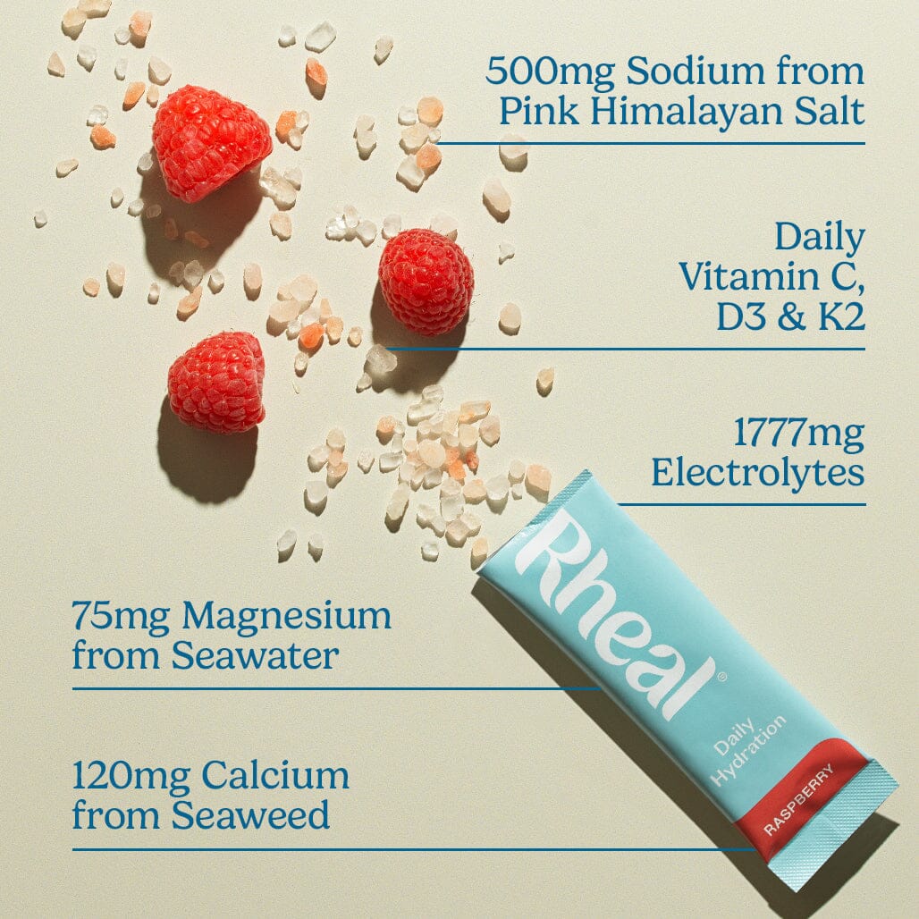 Daily Hydration - Raspberry Rheal Hydration Sachets Rheal Superfoods 