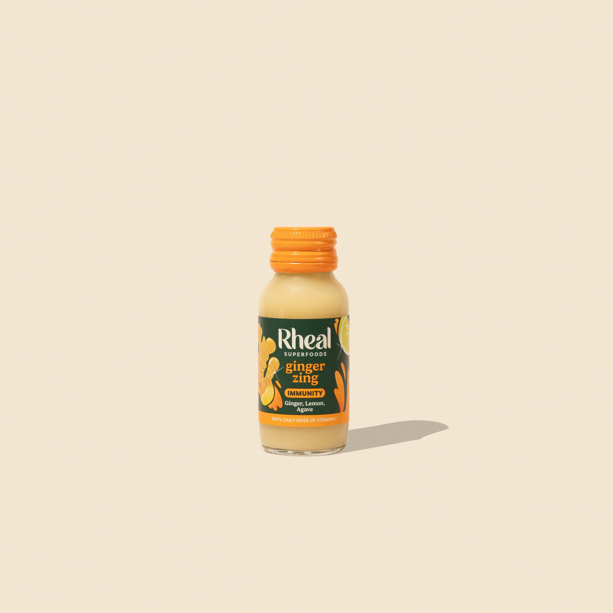 Ginger Zing Wellness Shot Wellness Shots Rheal Superfoods 