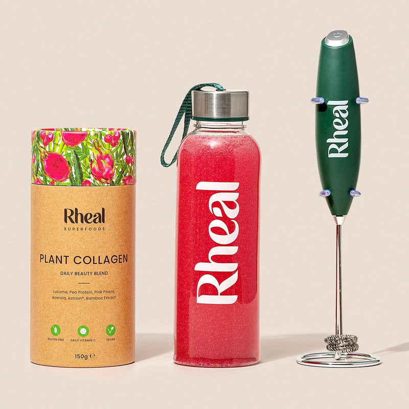 Plant Collagen + Bottle + Whisk Bundle (TikTok) Product Rheal Superfoods 