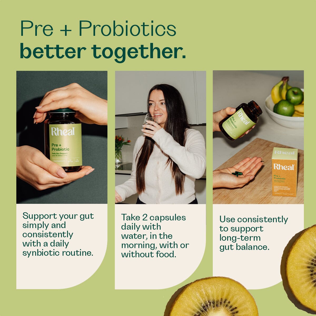 Pre + Probiotic Capsule Rheal 