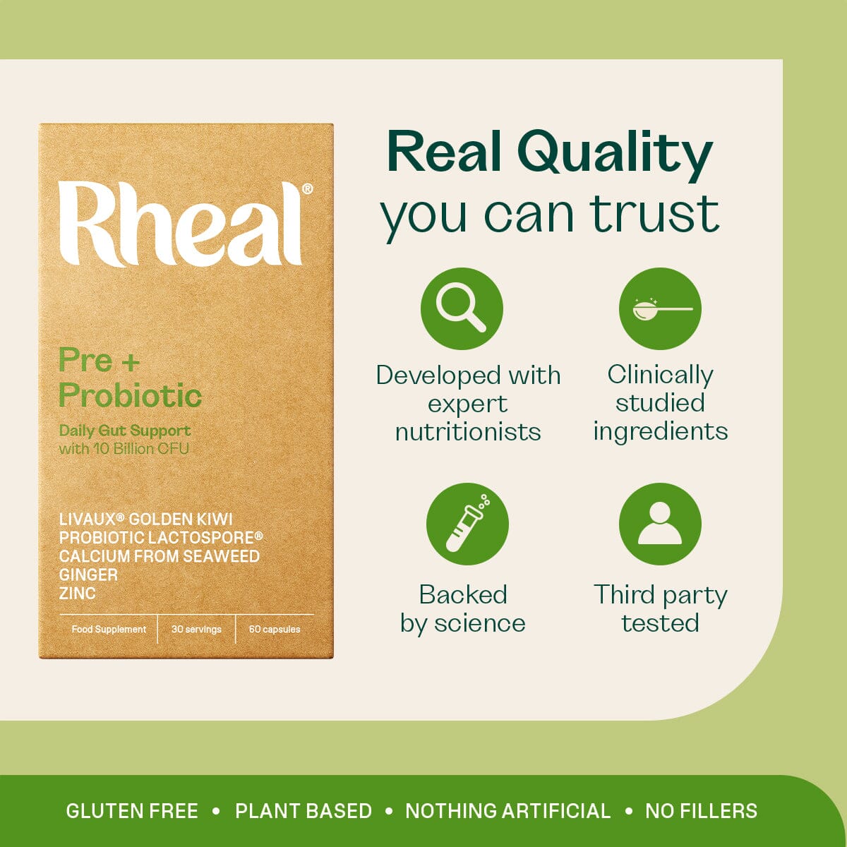Pre + Probiotic Capsule Rheal 
