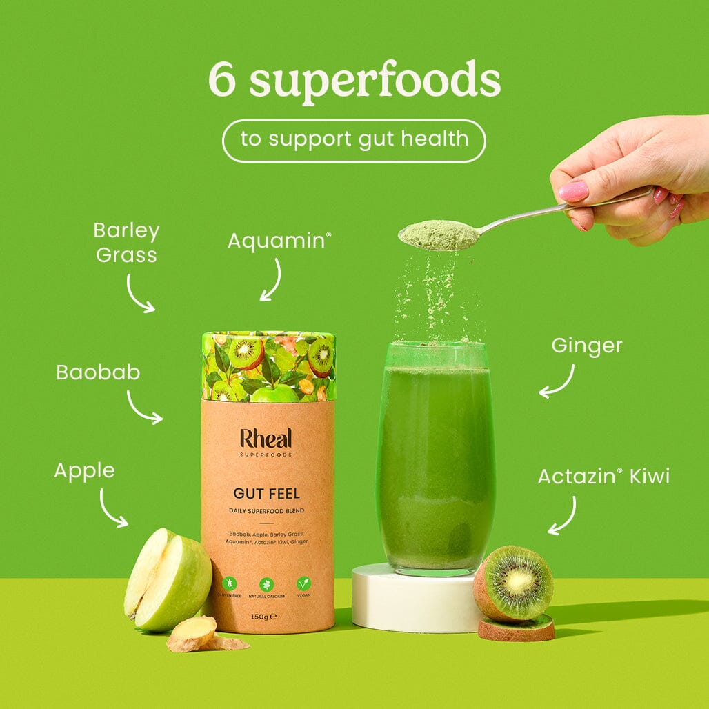 Rheal Gut Health Starter Kit: Gut Feel Sachets & Berry Biotic Wellness Shots Product Rheal 