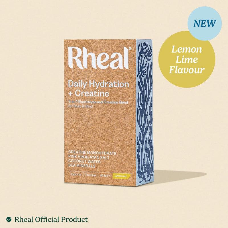 Rheal Hydration sachets + Creatine - Lemon & Lime - 7pk (TT) Rheal Hydration Sachets Rheal Superfoods 