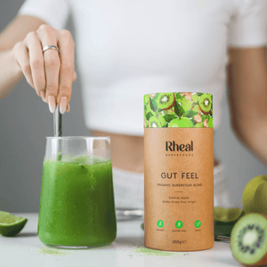 Rheal Wellness Essentials Bundle: Gut Feel & Balance Tonic & Berry Beauty Product Rheal Superfoods 