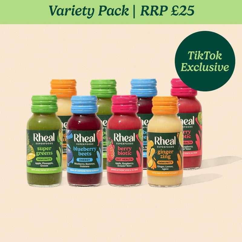 Rheal Wellness Shots Variety 8 pack - 60mlx8 (TT) Wellness Shots Rheal Superfoods 