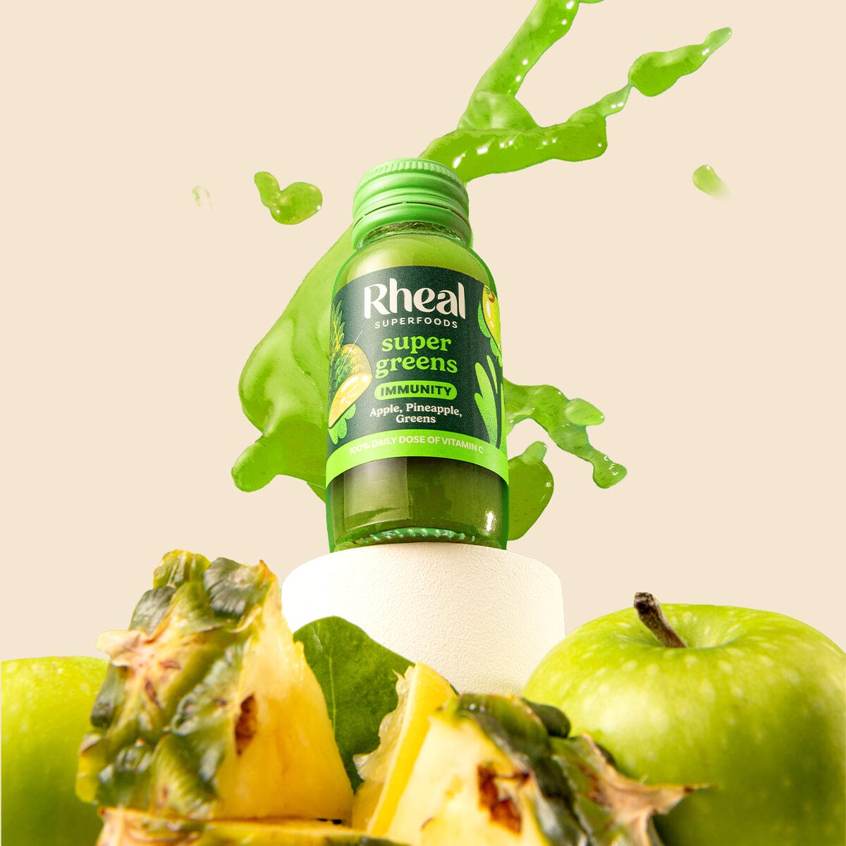 Super Greens Wellness Shots Rheal Superfoods 
