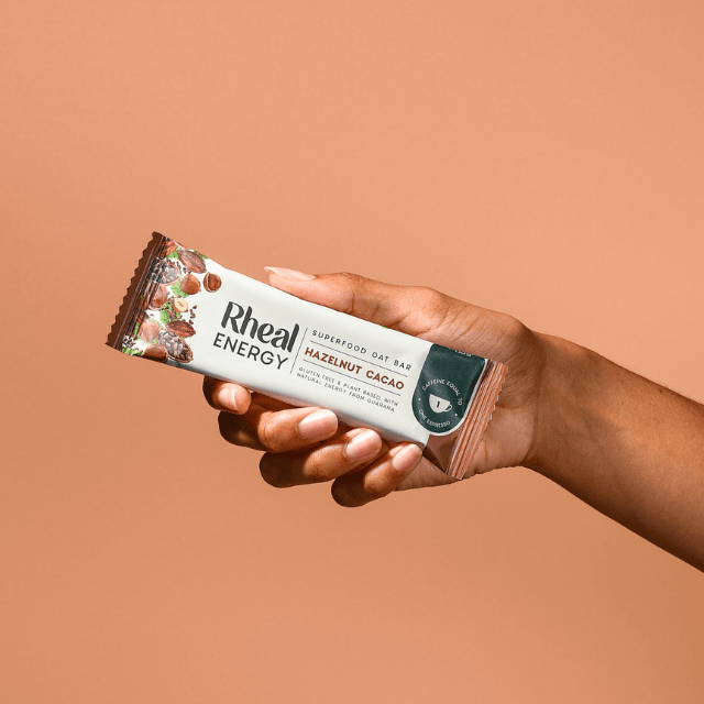 Hazelnut Cacao Energy Bar Rheal 