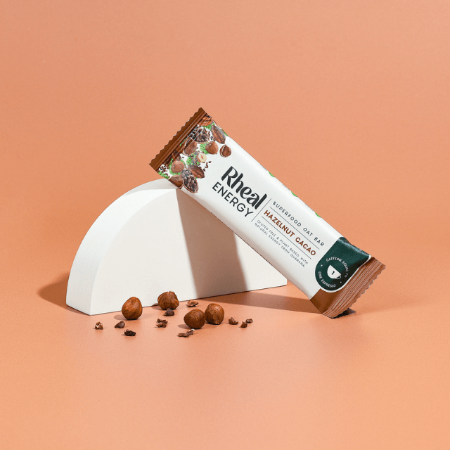 Hazelnut Cacao Energy Bar Rheal 